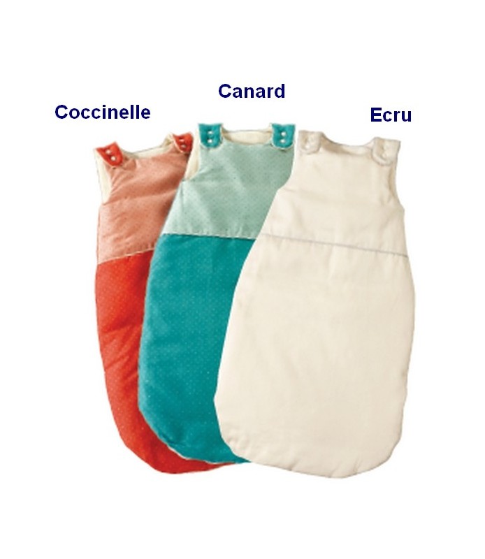 Gigoteuse hiver flanelle et satin de coton