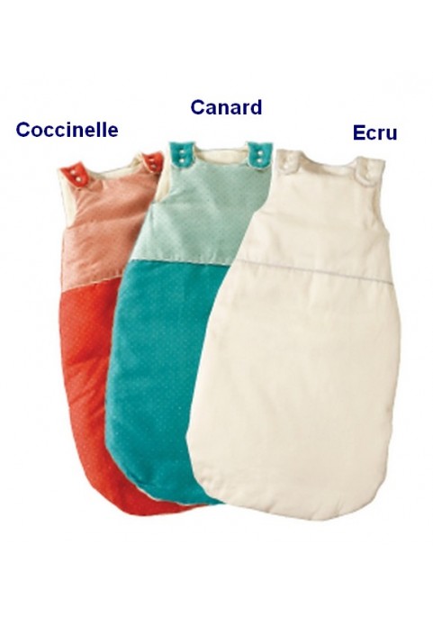 Gigoteuse hiver flanelle et satin de coton