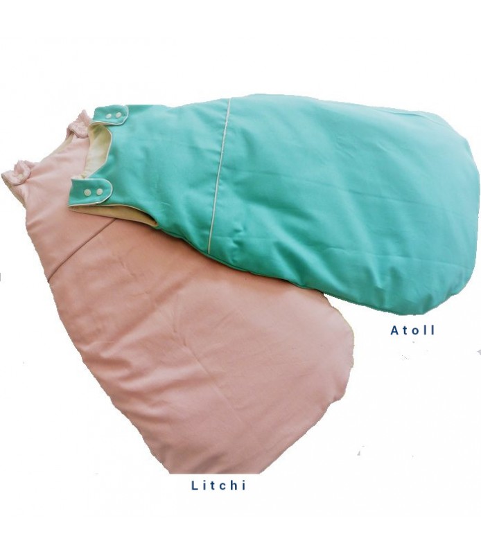 Gigoteuse été flanelle et satin de coton