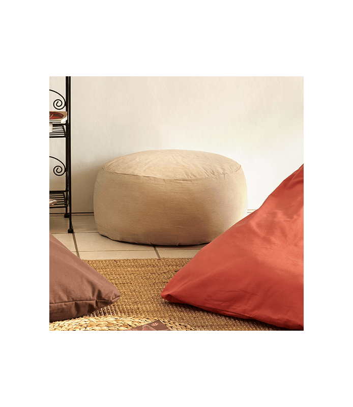 FUTAINE, literie en coton bio - Pouf et fauteuil tout coton