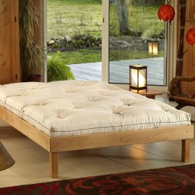 Futaine literie, lit plantaurel bois massif