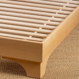 Lit en bois massif, véritable hêtre des pyrénées