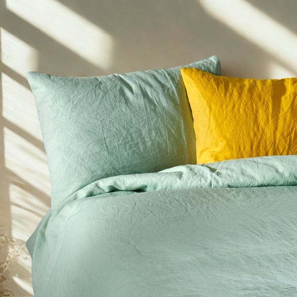 Parure de lit coton/chanvre