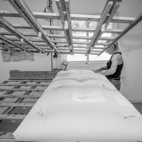 Matelas BIO 70x190 en coton biologique fabriqué en France