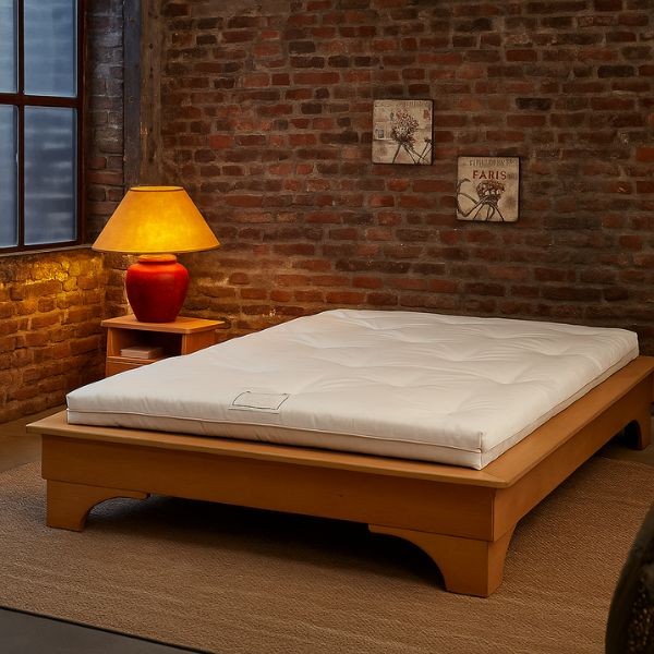 Matelas BIO 70x190 en coton biologique fabriqué en France