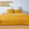 Parure de lit coton/chanvre