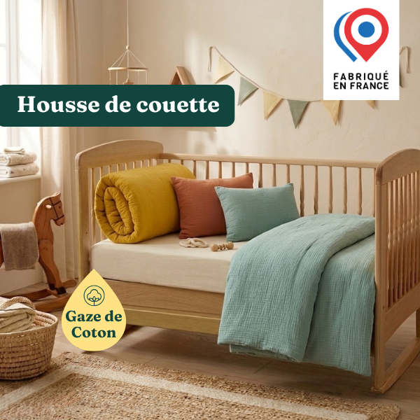 Housse de couette bébé Gaze de Coton