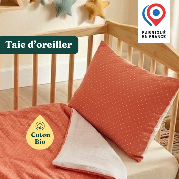 Taie oreiller Bébé Coton bio