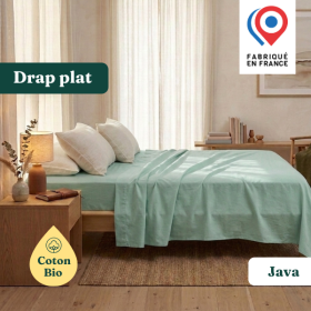 Drap Plat Coton Bio Java