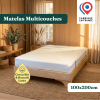Matelas coton bio /latex, matelas écoresponsable, fabriqué en France, made in France