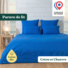 Parure de lit coton/chanvre
