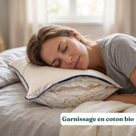 Oreiller malin Futaine - fabriqué en pur coton bio