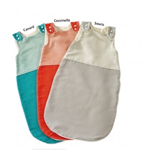 Gigoteuse été flanelle et satin de coton