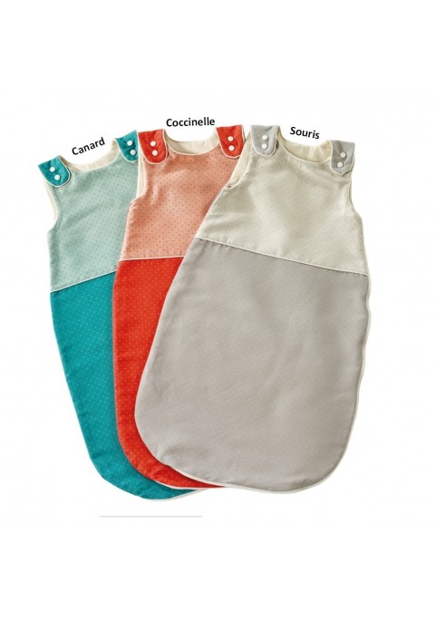 Gigoteuse été flanelle et satin de coton