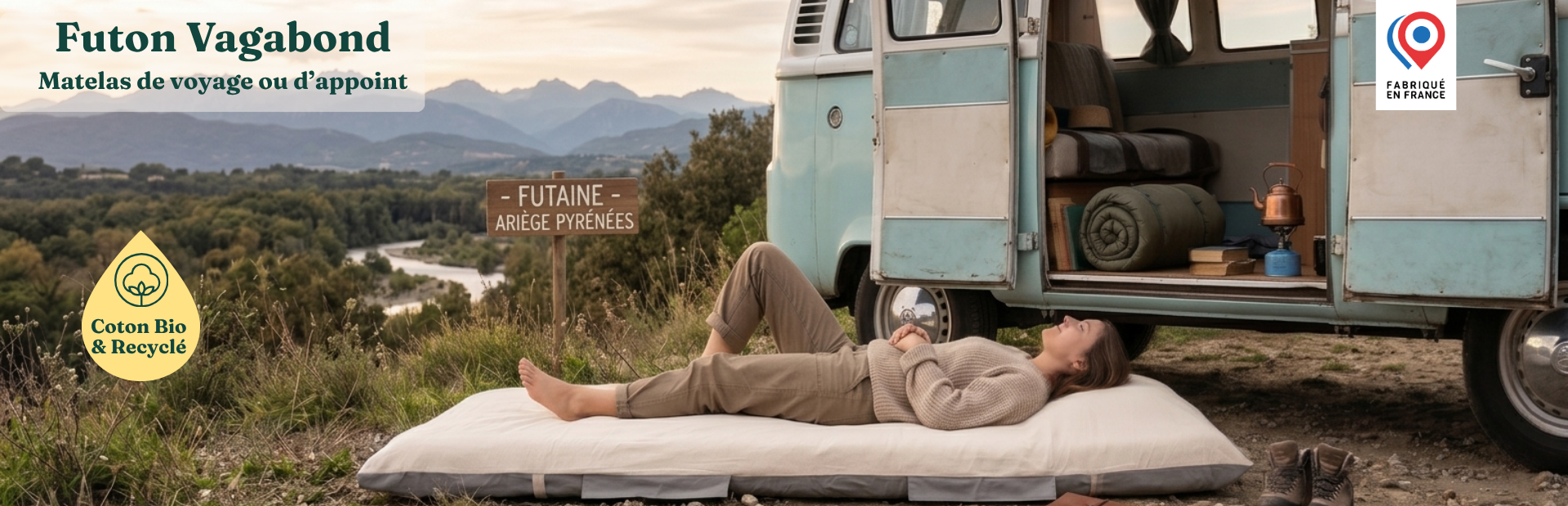 Futon vagabond Futaine matelas de voyage ou d'appoint